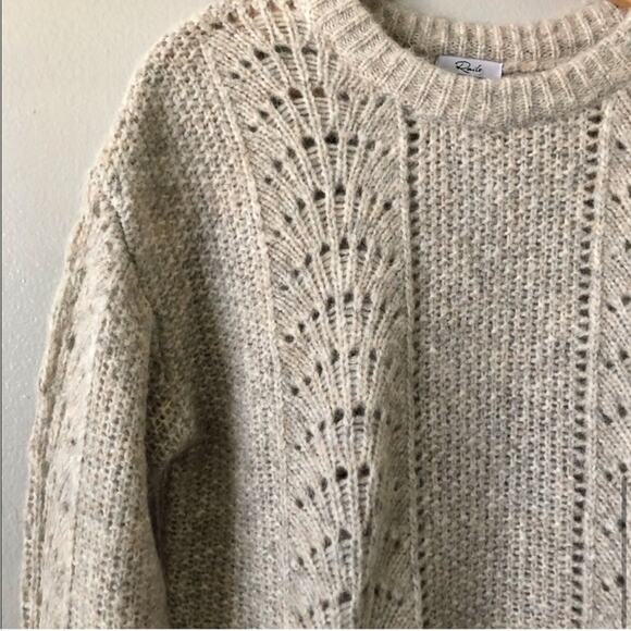 Rails Mara Oatmeal Knit Sweater XS - Picture 10 of 12
